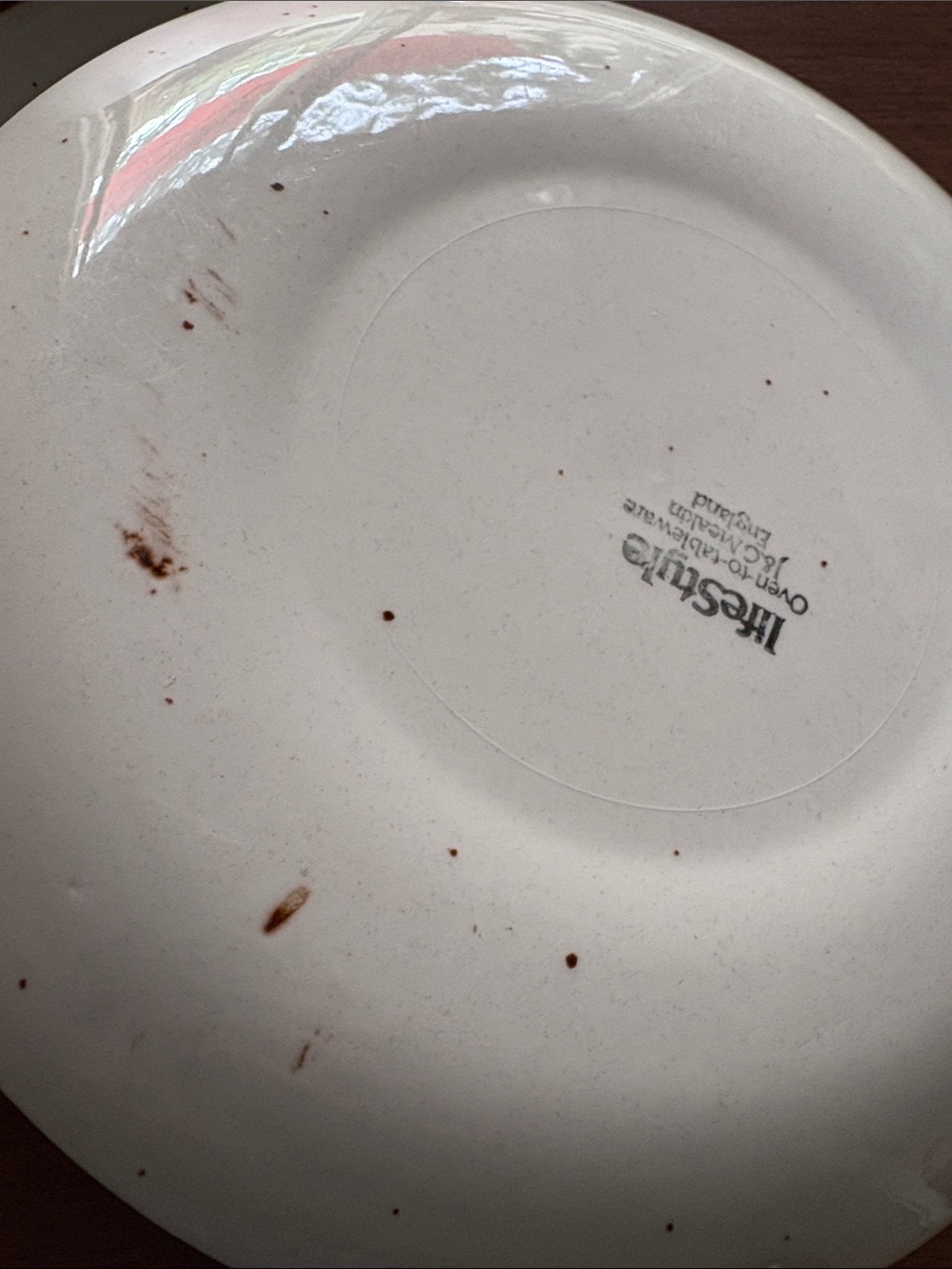 VTG J&G MEAKIN - LIFESTYLE - Speckled Stoneware Dinner Plates (set of 5) - Picture 8 of 10